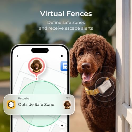 Petcube GPS Tracker for Dogs – Real-Time GPS Tracking & Escape Alerts