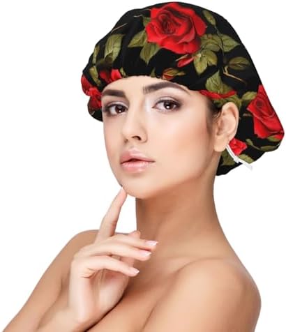 Adjustable Silk Satin Night Cap Women's Men's Sleep Cap