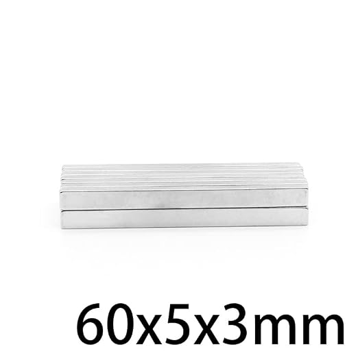 2/5/10/20/50PCS 60 * 5 * 3 Strip Block Sheet Rectangular Rare Earth Neodymium 60x5x3mm 60x5x3 Magnets(20PCS)