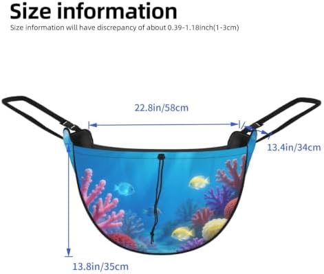 Fish Pattern Car Seat Organizer-Backseat Storage Bag for Travel