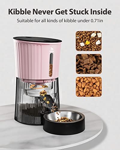 Petory Timed Automatic Cat Feeder - 4L Dry Food Dispenser for Cats and Dogs