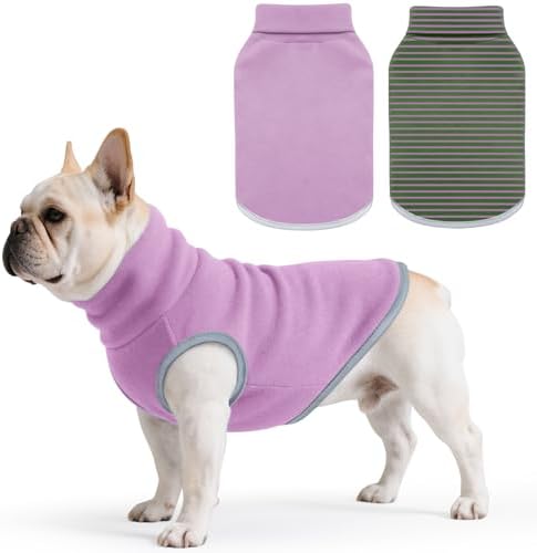 Idepet Dog Fleece Sweater,Soft Puppy Sweatshirt Warm Winter Shirt