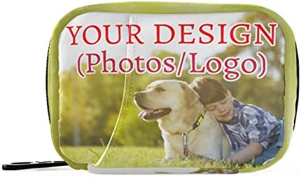 Custom Photo Personalized Pill Box 7 Day Pill Case Travel Pill Organizer Bag with Zipper Portable Weekly Case Compact Size for Vitamin Supplement Holder