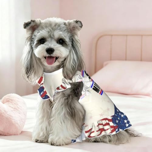 I Stand with Minnesota Dog Dress Cute Pet Princess Dresses Dog Clothes for Small Dogs Girl X-Small