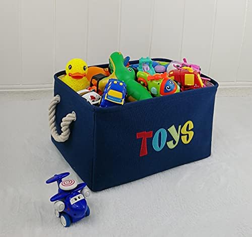 MAIZMZ Rectangular Storage Basket Collapsible Organizer Bin Waterproof Toy Box for Organizing Home/Dorm/Kitchen/Pet/Office/Closet/Shelf/Gift Baskets