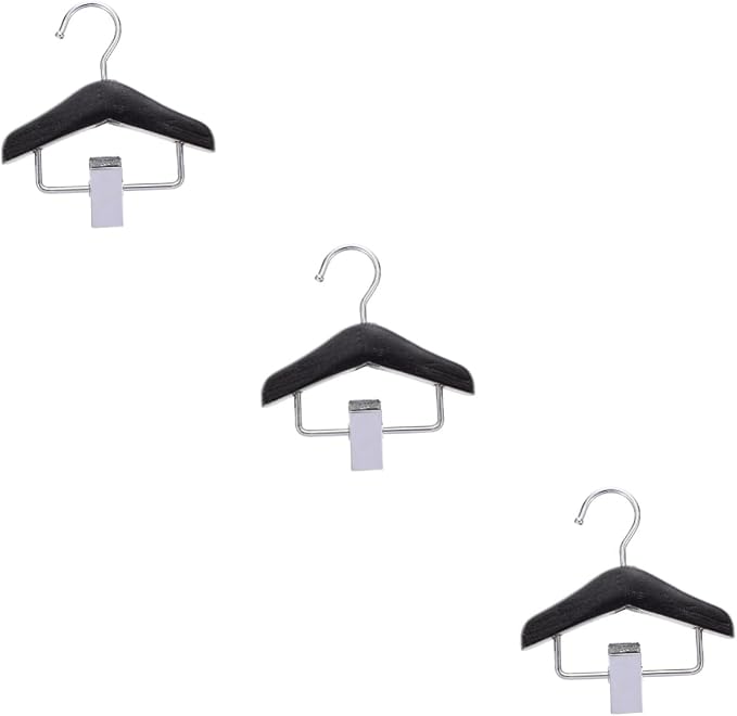 Levemolo 3pcs Pet Clothes Rack Hanger for Dog Clothing Compact Design for Garments for Puppies and Cats Lightweight and Portable Pet Apparel Storage