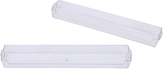 Focket Tape Organizer, Rectangular Wall Mounted Design PET Material Washi Tape Holder, Wall Mounted Holder with 2Pcs Set for Scrapbooking Art Craft Supplies Display (Transparent)