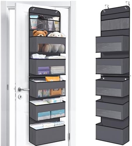 Over The Door Organizer Storage behind Door Hanging Organizer for Nursery