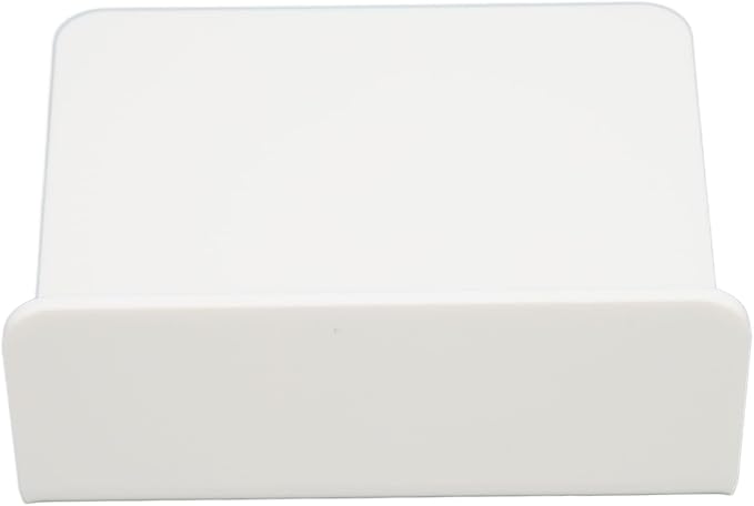 Aramox Acrylicistic Acrylic Shelf Small Monitoring Wall Cameras Wall Shelf for Cameras and Baby Monitor in Offices and Garages (White)