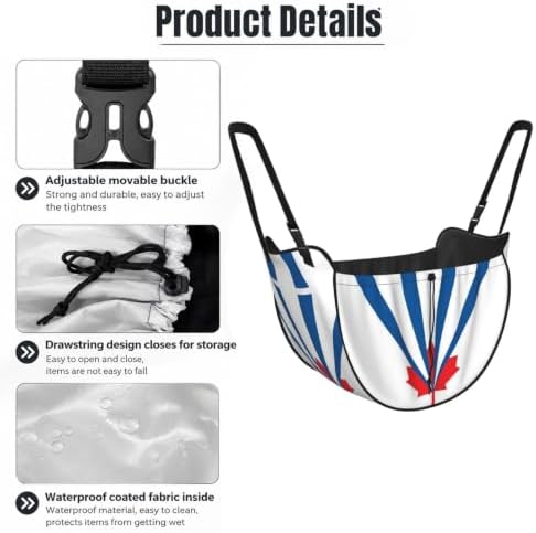 Flag of Vaughan Car Seat Organizer-Backseat Storage Bag for Travel