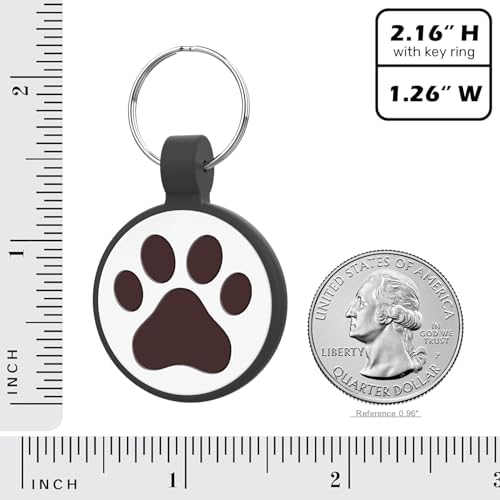 QR Code Cat Tag, Modifiable Pet Online, Multiple Emergency Contact, Silicone, Lightweight, Collar Accessories, Personalized Cat Tag Medium to Large Breeds - 1.25", Black & Rose & Blue