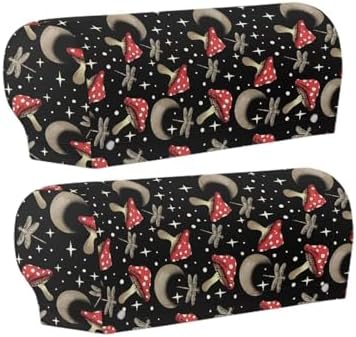 Moon Mushroom Couch Arm Covers for Sofa 2 Pack Scratch-Resistant Sofa Arm Covers Lightweight Armchair Slipcover Arm Cover Includes Twist Pin