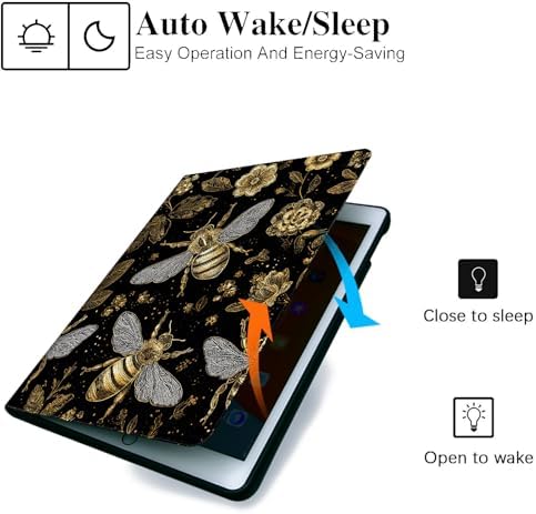 for Samsung Galaxy Tab S5e 10.5 Inch 2019 Model T720/T725/T727 Tablet Case,Auto Wake/Sleep,Adjustable Stand Protective Cover - Anchor Floral