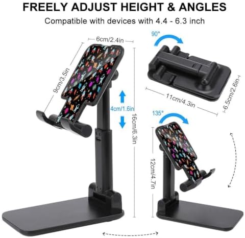 Travel Lightweight Space Astronaut Rocket Cell Phone Holder | Foldable Adjustable, Desk Phone Stand, Hands Free, Viewing Accessory, Daily Use