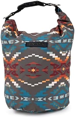 CAROLINA PET COMPANY Pendleton Pet Travel Food Bag - Carico Lake Color - Reusable Fabric Construction - Hook and Loop Closure - 20 Cup Capacity
