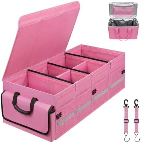 GDNasist Car Trunk Organizer and Storage for Car, SUV & Sedan, Extra Large