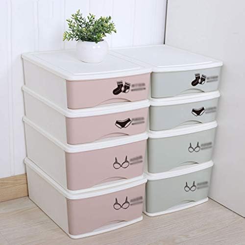 Drawer Organisers Closet Dividers Underwear Storage Box Plastic Storage Case for Bras Underwear Socks (Color : Size : Butterfly) (Underwear x2)