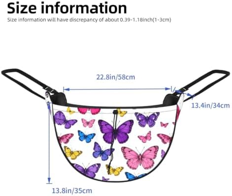 Beautiful butterfly Car Seat Organizer-Backseat Storage Bag for Travel | Waterproof Durable. Holds Snacks Gear Essentials. Fits Most Cars.