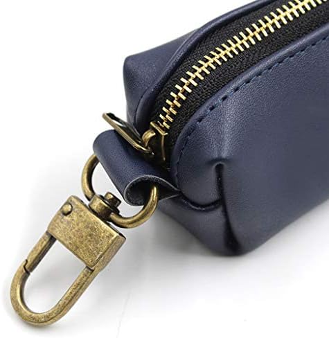 Travel Outdoor Protable Dog Poop Bag Dispenser PU Leather Pouch Pet for Pick Up Poop Bag Holder Waste Bags Organizer Bags for Dogs Poop