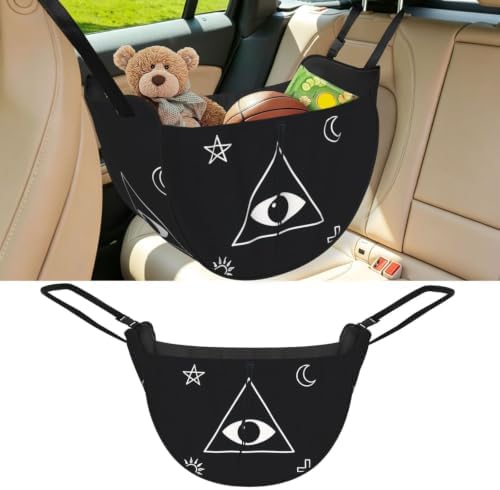 Flat All Seeing Car Seat Organizer-Backseat Storage Bag for Travel