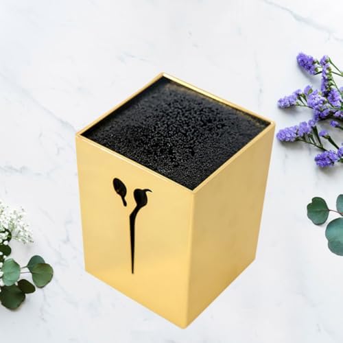 Fashion Metallic Scissors Storage Box Large Capacity Hairdressing Tools Case Abs and Pet Material for Home and Shop Use Efficient and Elegant Organizer for Hair Salon Supplies