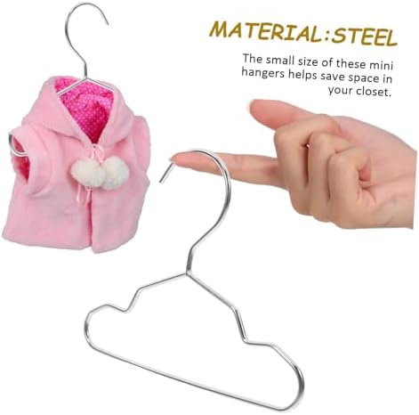 10pcs Dog Cat Clothing Hanger Small Steel Pet Hangers Multi-functional Coat Racks for Drying Storing Pet Apparel Organizer
