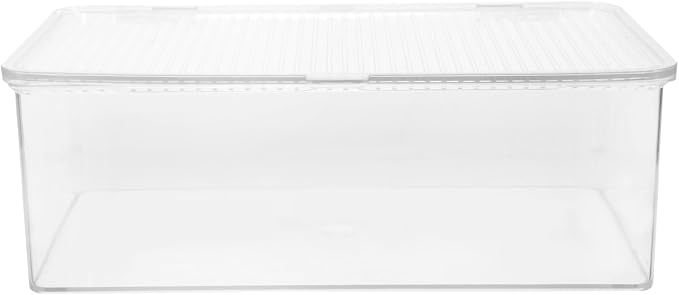 DOITOOL Cd Storage Box with Lid Capacity DVD Carrying Case Portable Organizer for and DVDs Lightweight and Design for Home Travel Use