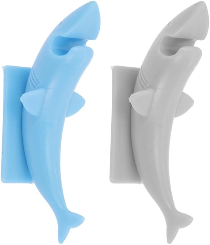 2pcs Silicone Cable Holder with Compact Design and Self-Adhesive Backing, Lightweight Animal Shape Cord Organizer for Wall Mounting and Kitchen Wire Management