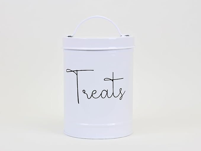 Midlee Metal Cat Food Storage Container - Treats