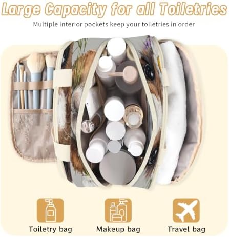 Alpaca Travel Toiletry Bag for Women