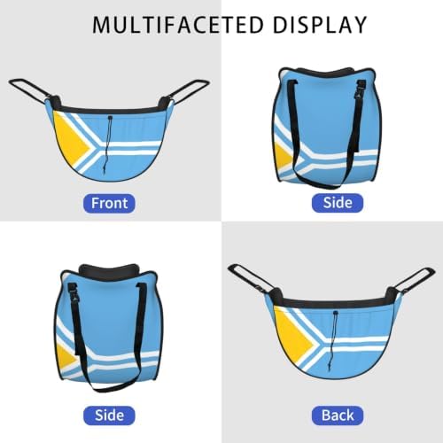 Flag of Tuva Car Seat Organizer-Backseat Storage Bag for Travel