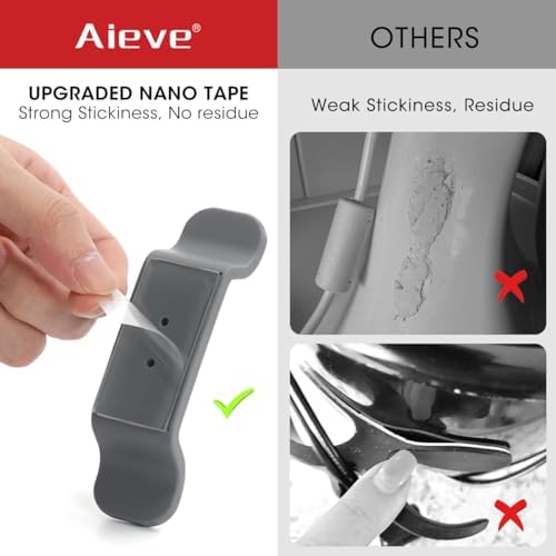 Aieve Cord Organizer for Kitchen Appliances, 12 Pack Cord Wrap Cord Holder Cord Keeper for Kitchen Organizers and Storage, Cable Organizer for Appliances