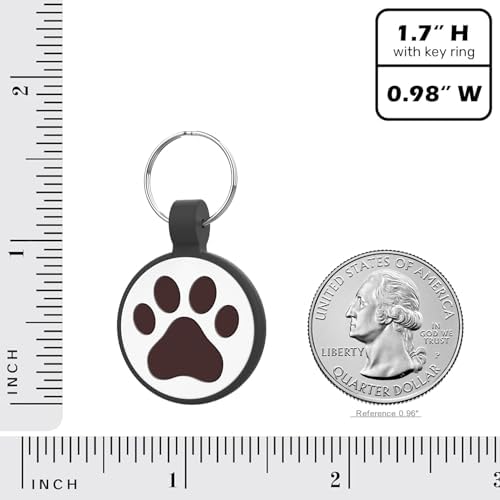 QR Code Cat Tag, Modifiable Pet Online Profile, Multiple Emergency Contact, Scannable QR Code, Instant Location Email Alert (Small Breeds - 1", Black & Rose & Purple)