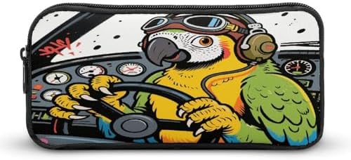 Funny Pets Pencil Case Aesthetic Pencil Bag for Women, Makeup Pouch, Multifunctional Pouch for Stationery Large Opening Portable Stationery Organizer