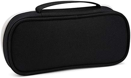 Pet Dog Soft Bow Tie, Oversized Glasses Leather Makeup Bag Portable Small Cosmetic Organizer Waterproof Toiletry Bags Brushes Pencils And Travel Make Up Accessories