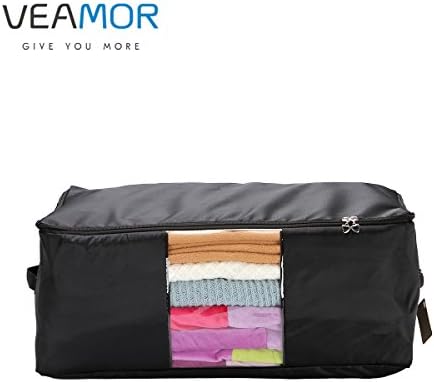 Clothing Pillow Beddings Blankets Organizer Storage Containers With Zippers,Breathable and Moistureproof.