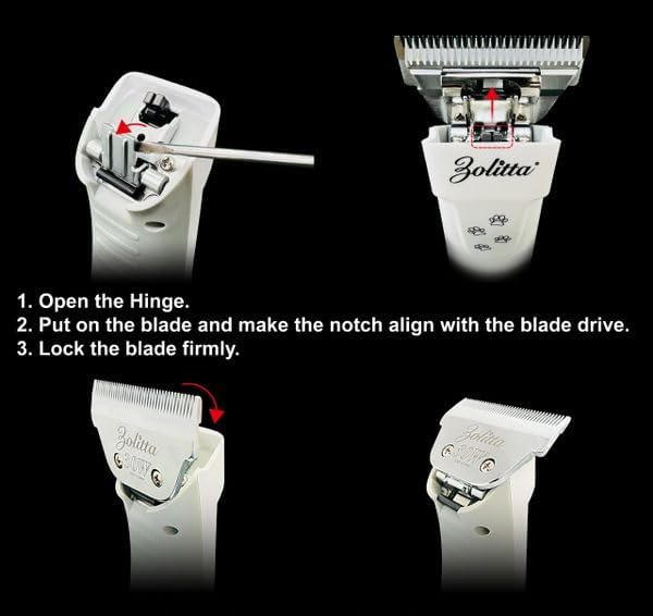 30W Premium Professional Wide Clipper Blade, A5 Type High-Carbon Steel Attachment for Fast Dog, Cat, and Horse Grooming