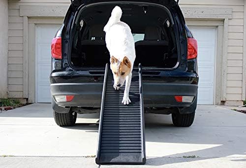 MaxWorks 50524 61" Portable Folding Pet Ramp, Black (Pack of 2)
