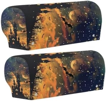 Couch Arm Covers for Sofa Halloween Castles Arm Chair Covers Slipcover Scratch-Resistant Sofa Arm Covers Protect Anti-Slip Furniture Protector Halloween Decoration