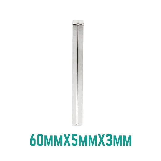 2/5/10/20/50PCS 60 * 5 * 3 Strip Block Sheet Rectangular Rare Earth Neodymium 60x5x3mm 60x5x3 Magnets(50PCS)