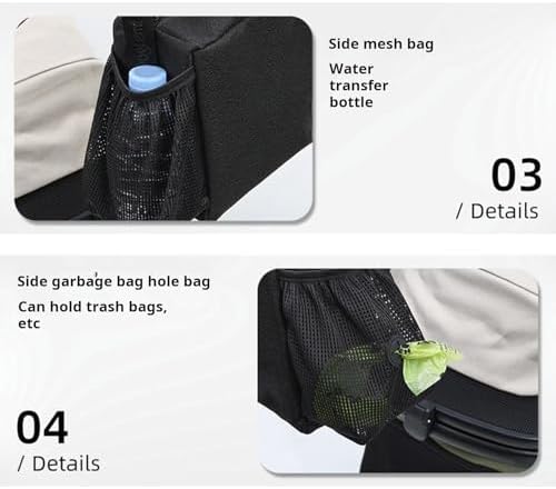 Dog Strollers Hanging Storage Bag Multipurpose Pet Strollers Accessory for Dog Supply Wear Pet Accessory Hanging Basket