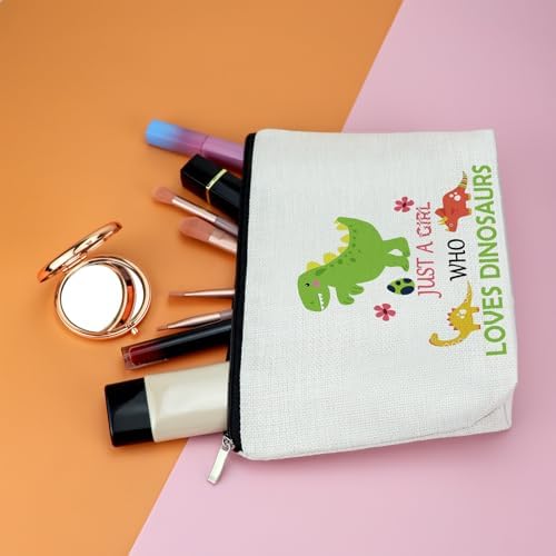 Dinosaur Gifts For Adults Makeup Bag Dinosaur Gifts For Dinosaurs Lovers Dinosaurs Decor Cosmetic Bag Gifts For Women Christmas Birthday Gifts For Park Lover Friends Daughter