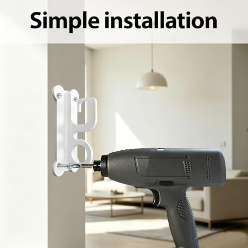 ESPETS Dog White Tie Out Wall Hook Anchor, Secure Dog Leash Holder