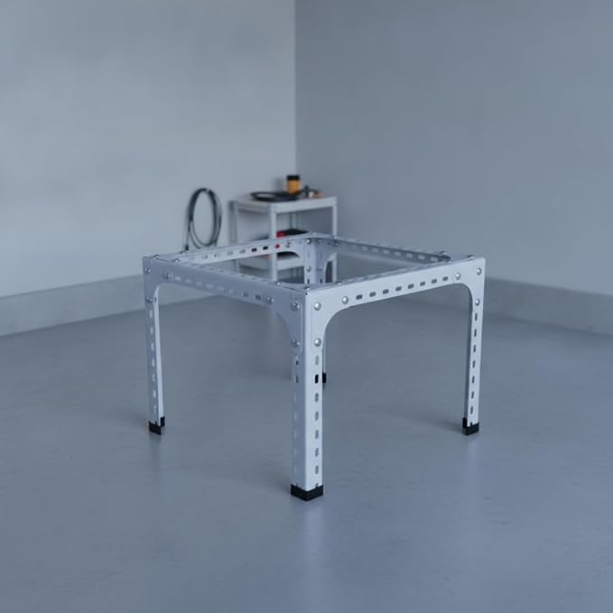 Cage Stand with Shelf, White Multi-functional Storage Rack for Bird Cages , 50cm*35cm Height 30cm