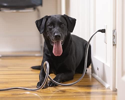 PetCords XL 20 FT Heavy Duty, Extra Strength Dog and Cat Cord Protector- Protects Your Pets from Chewing Through Insulated Cables for Tough chewers - Unscented, Odorless, Clear 20 FEET