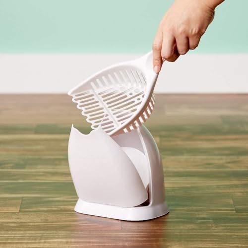 Petmate Scoop N' Hide Cat Litter Scoop, White