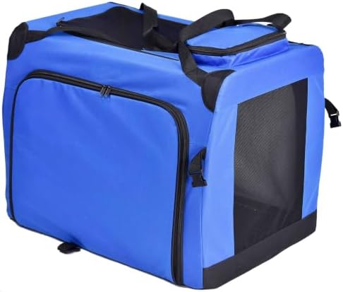 Pet Life ® 'Hounda Accordion' Metal Soft-Folding Collapsible Dual-Sided Triple-Expandable and Collapsible Folding Travel Dog Crate and Pet Playpen