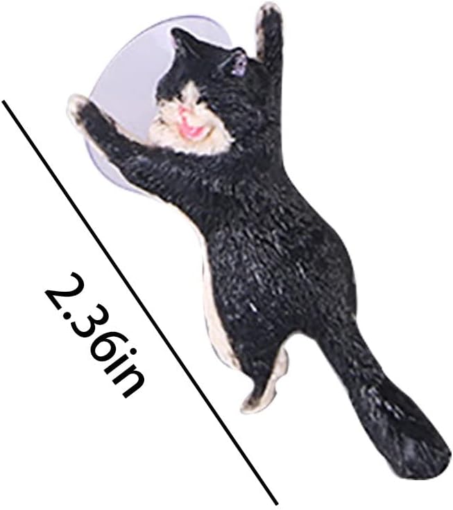 Novelty 6Pcs Sucker Cat Phone Holder Sucker Cup Phone Stand Kawaii Cat Phone Stand Kitty Phones Holder Decoration