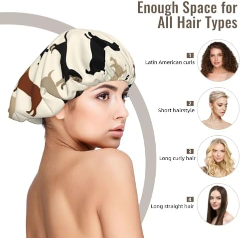 Adjustable Silk Satin Night Cap Women's Men's Sleep Cap