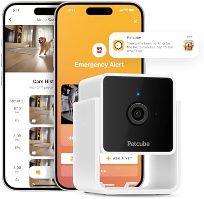 Petcube Cam – Indoor Wi-Fi Pet & Security Camera with App